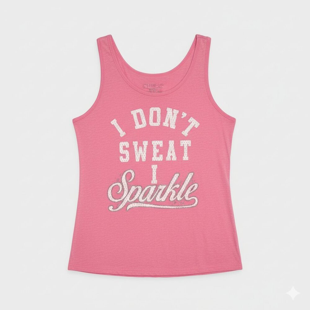 Chin Up Apparel Pink Motivational Tank Top